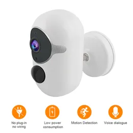 S3 Batterikamera Uppladdningsbar IP65 Vattentät Utomhus Trådlös WiFi 1080p Smart Surveillance IP Camera Night Vision Security CCTV Tuya OneCam