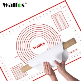 WALFOS 1 Piece 50x70cm Non Stick Silicone Baking Mats Sheet Liner Pad Baking Mat Oven Pasta Kitchen Tools 211110