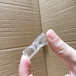 Rökningstillbehör Mini 12mm glasfilter Tips Rund mun för torr ört Tobak Rå rullande papper med cigaretthållare Tjock Pyrex Rökande rör