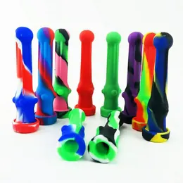 Wholesale néctar colecionador caneta nc hookahs kit 14mm articulação com unhas de titânio com plataformas de petróleo de tampões concentrados canudo silicone tubo tubagem ponta