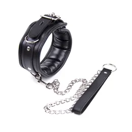 BDSM Leather Torba Neck Bondage Lina Collar Sex Alternatywne Przyprawny Zabawki Damskie Narzędzia Płeć Dla Kobiet Dorosłych Y201118