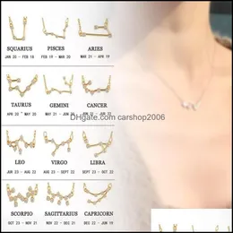Necklaces & Pendants Jewelrywomen Fashion Stars Necklace Geometric Pendant Neckband Neck Aessories Decor Endq Chains Drop Delivery 2021 J2Xy