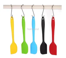 Bakning Matlagning BPA Gratis 8 tum Silikon Spatulas Gummi Spatel Värmebeständig Seamless One Piece Design Non-stick flexibel skrapa EE0121