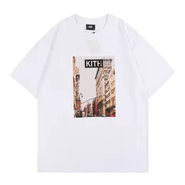 Kith Tom och Jerry T-shirt Designer Men toppar kvinnor avslappnade ärmar Sesame street tee vintage modekläder tees outwear tee topp över stora man shorts w4