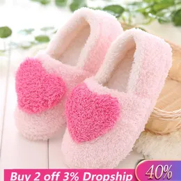 Slippers Women Home Shoes Floor Soft Indoor Outsole Cotton-Padded Dames Pantoffels Winter Chaussures Femme#XX20