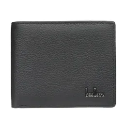 Men Wallets Baellerry Leather Classic Free Name Engraving Zipper Purse Man Card Horder Famous Quality Male Wallet For Boy