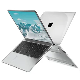 Transparante MacBook -cases voor MacBook Air Pro 11 12 13 14 15 16 inch kristalheldere harde front body laptop cases Shell Cover A1466 A1932 A2681 A1706