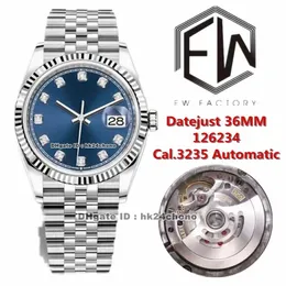 13 Stili Orologi di lusso di alta qualità EW 36mm Cal.3255 Orologio da donna automatico da uomo Quadrante blu Bracciale in acciaio inossidabile da donna Orologi da polso da uomo