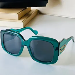 Designerskie okulary męskie lub damskie 0069s Moda Zakupy Klasyczna Zielona Płyta Okulary Okulary Świątynia Z B Leton Design Casual Simple Anti-UV400 Najwyższej jakości