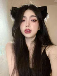 Orelhas cosplay gótico lolita gato cocar chinês anime decor acessórios fox kawaii