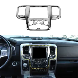 ABS Car Central Control Navigation Panel Dcoration for Dodge RAM 1500 11-17 Interior Accessories Chrome