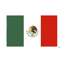 Mexicanos Mexican Flag of Mexico Hurtownie Direct Factory Gotowy do wysyłki 3x5 FTS 90x150cm RRF8716