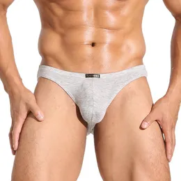 Underbyxor Mens Sexiga Modala Underkläder Mjuka Briefs Män Låg Rise U Konvex Påse Kort Stretch Andas