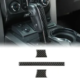 Gear Shift Knop Stuur Hoofd Decoratie Sticker Voor Ford F150 Raptor 2009-2014 Carbon Fiber 3PCS