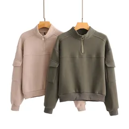 Mode Enfärgad Luvtröja Herr Dam Ståkrage Batwing Långärmade Toppar Kvinna Chic Casual hoodie Sweatshirts 2022