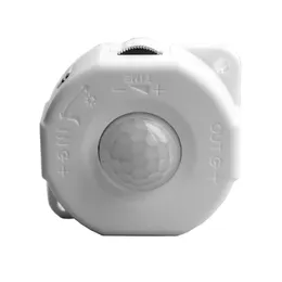 Smart Home Control DC 12V 24V 6A Automatic Infrared PIR Motion Sensor Switch For LED Light Lamp Black/White