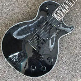 2021 ОК Электрическая гитара, палисандр, гриф для палиса, черный пакетный цвет Клен Клен, инициативная адаптеризация Электрическая гитара