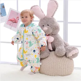 Baby Slaapzak Saco Bebe Bolsa De Dormir Infant Sleepsack Autumn Sleeping Bag Kids Winter Thick Warm Sleepwear for born 220225