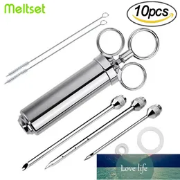 2Oz Marinade Meat Injeator Stainless Steel Meat Injector Syringe for Turkey Meat Seasoning Injector BBQ Cooking Tools Factory price expert design Quality Latest