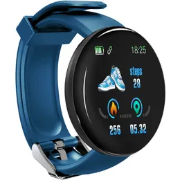 D18 Bluetooth Smart Watch Pulseiras Masculinas Pressão Arterial Smartwatch Feminino À Prova D' Água Esporte Frequência Cardíaca Fitness Rastreador Relógio Inteligente UF159