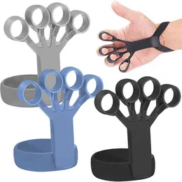 Silicone Grip Device Finger Exercise Stretcher Arthritis Hand Trainer Strengthen Rehabilitation Training To Relieve Pain 220110