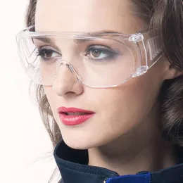 Lusterka Okulary ochronne Ochrona oczu Anti-Dust Gogle Przezroczysty okular GAFAS Proteccion 2021