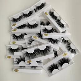 25 mm 5D Mink Eye lashes Dramatic Long Lash Makeup Full Strip 25mm False Eyelashes 3D Eyelash Reusable 10 pairs
