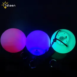 Party Decoration 1 Pair = 2 Pieces Selling Professional Balls RGB LED POI Thrown Belly Dance Level Hand Stage Performance Accessories