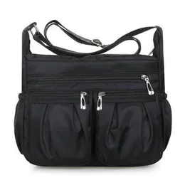 HBP Waterproof Oxford cloth mother bag leisure backpack multi-layer nylon Single Shoulder Messenger Bags Canvas Business Wallet Handbag 27*21*8CM 7 color 005