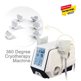 360 cryo 5pcs workhead freeze fat cryolipolysis remove double chin cool tech sculpt for stubborn fat body slimming beauty equipment