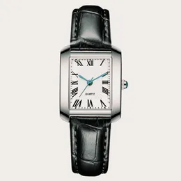 Bom presente de aniversário para amantes relógios moda feminina relógio de quartzo relógio de pulso masculino de luxo novo designer escala romana ouro rosa prata senhora relógio quadrado relogios de negócios
