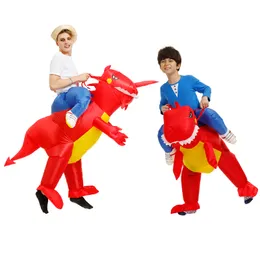 Mascot doll costume Kids Adult Dinosaur Inflatable Costume Anime T-REX Halloween Costumes For Women men Party suit