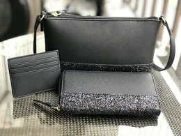 Women Luxurys Designers bags handbags Hobo Casual Tote purse glitter mini crossbody wallet card holder sets cross body shoulder ba278b