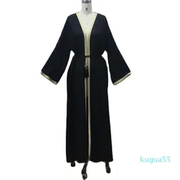 Ethnic Clothing F903Abaya Kimono Muslim Cardigan Hijab Dress Turkish Islamic Abayas For Women Caftan Dubai Kaftan Oman Robe Djelaba Fem