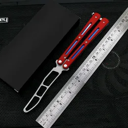 Narzędzie do ćwiczeń w walce taktycznej Balisong Butterfly Nóż treningowy Dyjny Brak krawędzi G10 Uchwyt 440C Blade Swing Jilt Trainer Noża