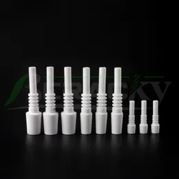 Beracky 10mm 14mm 18mm 남성 세라믹 네일 흡연 팁 NC 키트 용 식품 학년 미니 교체 팁 Glass Water Bongs Dab Oil Rigs