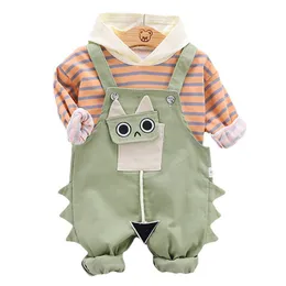 Klädsuppsättningar -Selling Style Spring Fall Baby Boy Girl Kläder Toddler Bomull 2-Piece Set Barn Gullig Tecknad Koreansk kostym