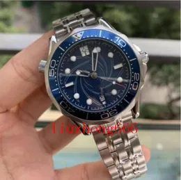 300M Luxury fashion watches James Bond 007 Stainless Steel Mens Designer diamond master Tag Watch Wristwatches262z