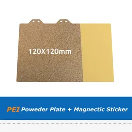 120*120mm Double Sided Textured Powder Coated PEI Spring Steel Plate + Magnetic Sticker Sheet For Voron V0 3D Printer Parts