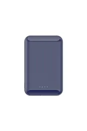 Niestandardowe logo Design Wireless Power Bank dla iPhone 12 Przenośne ładowanie Mini Qi Ładowarka 5000 mAh Magnetyczny Powerbank Multi 15 W OEM