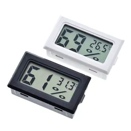 2020 Ny svart/vit FY-11 Mini Digital LCD-miljö Termometer Hygrometerfuktighetstemperaturmätare i rum Kylskåp Icebox DH9576