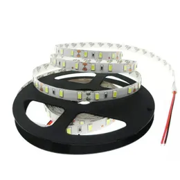 2021 Luz de tira LED 12V SMD3528 5050 5630 300 LIVRA RIPBON NÃO PROPOBO DA ÁGUA PARA TRANHA Flexível Decoração de barra de barra Lamada LED 5M/ROLL RGB