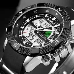 Нарученные часы Readeel Fashion Men Men Antry Watch Men's Quartz Analog Analog Led Clock Man Sport Forist Watch Relogios Masculino