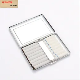 Sublimation blank Cigars Cigarete Case Portable Pocket Box Holder Storage Container Gift Smoking Accessories Random