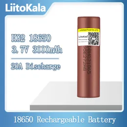 (By Sea) Wholesale LiitoKala New Original 3.7v battery HG2 30Q 18650 3000mAh Lithium Rechargeable Batteries Continuous Discharge 30A For Drone Power Tools