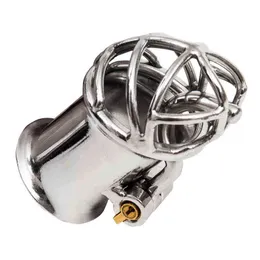 NXY Chastity Device Pierścionki Happygo Ze Stali Nierdzewnej Pa Kokarda Kutka Klatka Penis Lock Pierścionek Pas Dorosłych Gra S060 1210