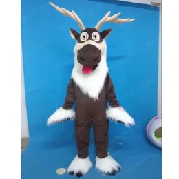 Hallowee Deer Mascot Costume高品質漫画アニメのテーマキャラクターカーニバル大人ユニセックスドレスクリスマス誕生日パーティー屋外服装