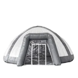 Özelleştirilmiş Dev Etkinlik Şişirilebilir Seyahat Çadırı Mountain Camping Sergisi Igloo Dome Karakoluk Çadır Hareketli House FireProof Gemi ve Kamyon Kapıya