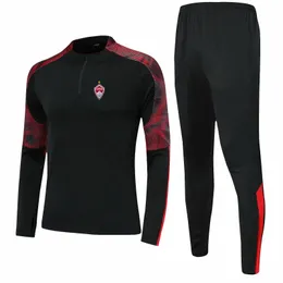 Slask Wroclaw Kinder Größe 4XS bis 2XL Freizeit Trainingsanzüge Sets Männer Outdoor Sport Anzüge Heim Kits Jacken Hose Sportbekleidung Anzug