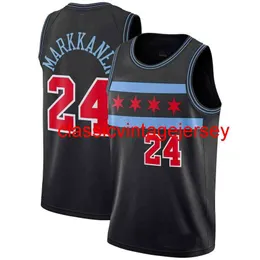 New Lauri Markkanen Swingman Jersey 24 Stitched Uomo Donna Youth Maglie da Basket Taglia XS-6XL